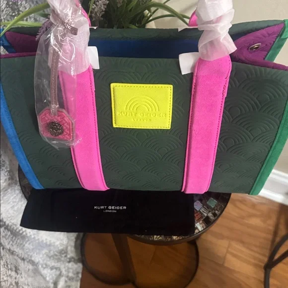 Kurt Geiger London Southbank suede Mini Tote - Picture 10 of 17